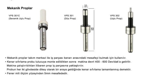 Prop (Sensör) (Seramik Uçlu) Düz  VPS-301C