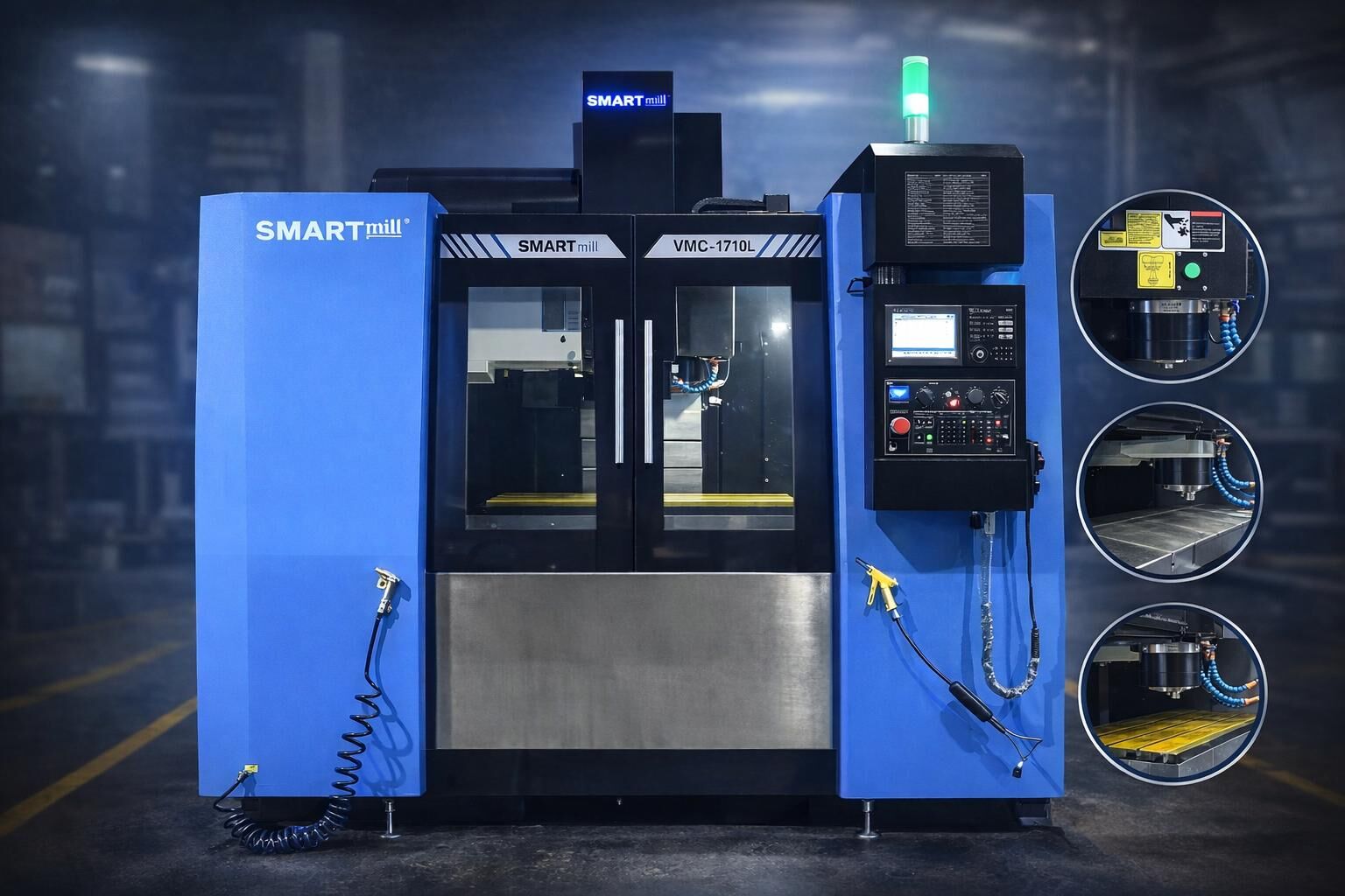 SMARTMILL CNC DİK İŞLEME MERKEZİ 800*550*550